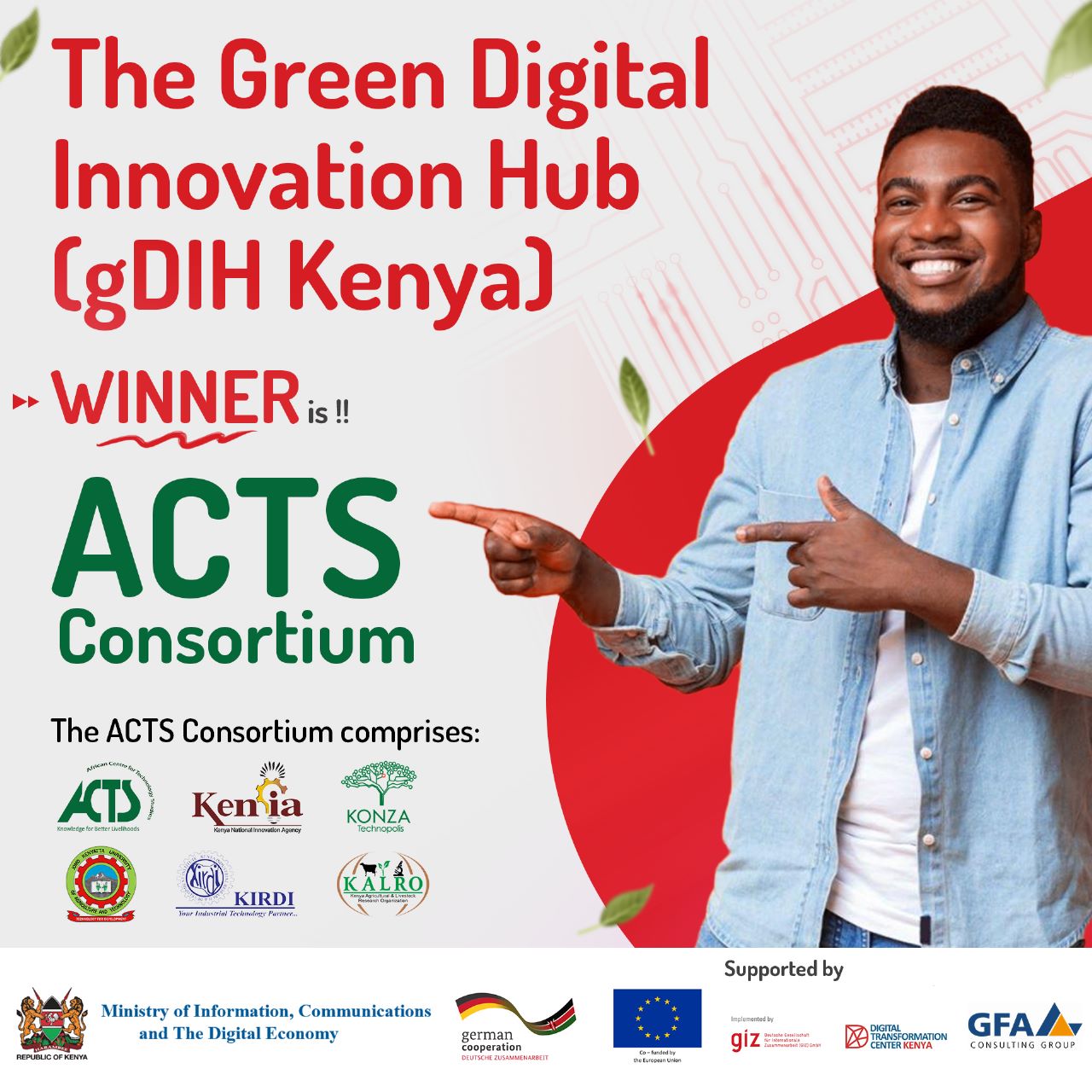 ACTS Consortium wins bid to establish and operate the Green Digital Innovation Hub (gDIH) in Kenya