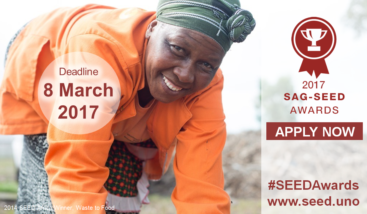 Call for Applications for the 2017 SAG-SEED Awards